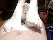Turf Job Into Sticky Marshmallow Fluff - Retro Messy Toes Bdsm