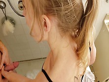 Shower Hand Job From Real Step Sister