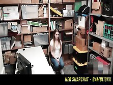 Security Officer Cums On Teen Thief Her Snapchat - Bambi18Xx