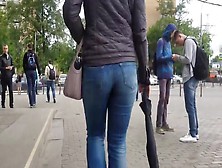 Hot Russian Ass In Tight Jeans