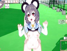 Touhou Nazrin Sex Creampie Outdoor Anime Hentai Animation 3D Touhou Project Koikatsu