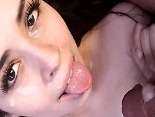 Sweet Latino Cumslut Blows Huge Meaty Meat And Fucks It Before Taking A Monstrous Cum-Shot Cums On