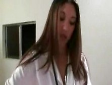Female Doctor Probes Her Paitent's Holes