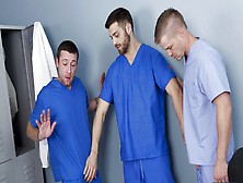 Men. Com - Doctor On Doctor Anal With Tommy Defendi,  Trevor Knight,  Liam Magnuson