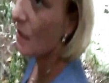 Slutty Blonde Mom Fucks A Complete Stranger In A Public Park