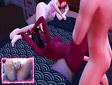 A Perverted Succubus Seduced A Teenager For Perverted Hard Sex Next To Her Stepsister (Sims Four)