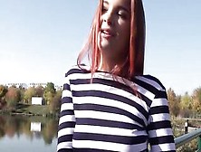 Ginger European Cockriding Point Of View Penis Public Into Lovers