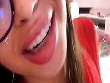 Latina In Red Is Fucked Rough On Cam