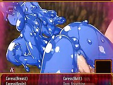 Monster Girl Labyrinth [Hentai Game] Ep1 Blue Slime Girl Femdom On The Hero