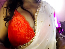 Opening Sari And Bra Then Hot Nude Boobs Press.