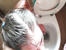 Young Chubby Toilet Slave Gets Pissed On And Fucked With Her Head In Toilet