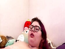 20 Year Older Bbw Thot Fucks Throat Boobies And Cunt With Sex Toy