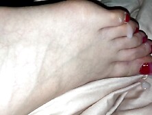 Cum On Sleeping Wife Toes Feet