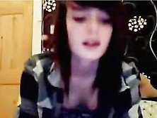 Legal Age Teenager Playing On Livecam