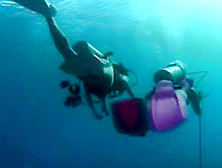 Underwater Japanese Lesbian Sex