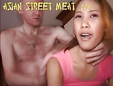 Asian With A Pink Top Gets Laid