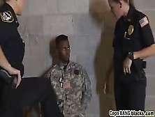 Female Cops Arrest Some Fake Soldier And Take Him To Some Basement To Use His Black Dick