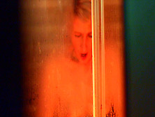 Spying On My Neighbor In The Shower! Look At Her Tits!