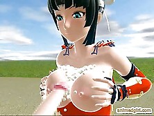 3D Animated Shemale Fucks Big Tits