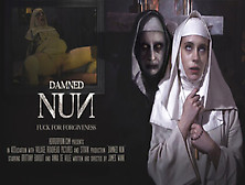 Brittany Bardot & Anna De Ville In Damned Nun - Xvirtual