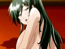Hentai Whore Rubbing Her Milky Tits