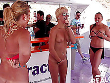 On A Spring Break Party Boat Wild Girls Get Naked And Crazy