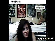 Cute Girl Show Her Sexy Ass On Chatroulette