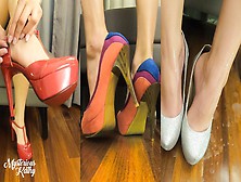 The Hottest High Heels Try On Haul Asmr (Gigantic Sperm On Shoes)