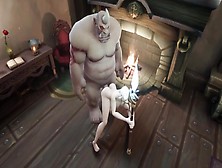 Hot Witch With Silver Hair Take Ogre Prick From Booty | Warcraft Porn Parody