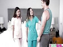 19 Year Old Bbfs Lulu Chu And Xxlayna Marie Have Cock Doctor