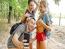 Fresh Air Flashers Video With Raul Costa,  Zlata Shine,  Samantha Sparkle - Realitykings