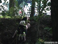 Nice To See A Couple Having Sex In The Local Forest