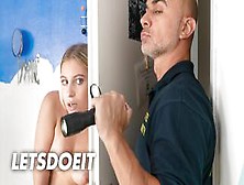 Hornyhostel - Lilly Bella Gets Fucked By Security Guards Huge White Cock - Letsdoeit