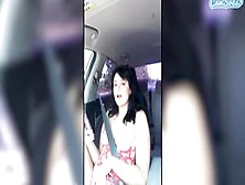 College Dick Tease Plays With Herself In The Back Of A Car