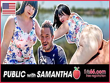 Horny Curvy Girl Samantha Kiss Needs Some Cock! Flirts66. Com