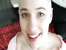 Shaved Head Teen Step Daughter Riley Nixon Fucks Daddy While Mother Is Away