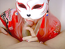 Thai Girl Cosplay Japanese Cat Evil Blowjob Cum In Mouth