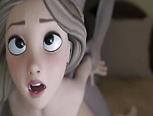 Rapunzel's 18Th Birthday - Short Movie (With Sound) 3D Animation Anime Hentai Game Asmr Voice