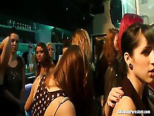 Lesbian Party Girls Get Kinky In Public Clubbing Frenzy
