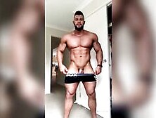 Aussie Beefy Bodybuilder Nath Wyld Teasing