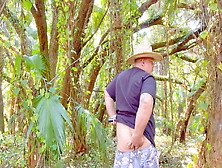 Cowboy Fat Dad Has Fun In The Everglades