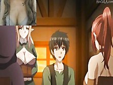 Animated - Three Girls Fucks A Lucky Boy (Harem)