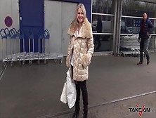 Matured Blonde Milf With Loosed Tits Have Sex In The Car With Stranger 27 Min