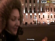 Snazzy Russian Youthful Slut Featuring Hardcore Sex Video In Public Place