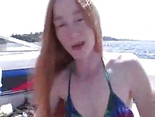 This Sexy Redhead Floats My Boat !