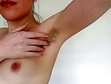 Hary Sweaty Armpits Touching By Girl