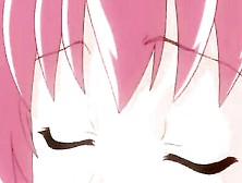 Adorable Anime Girl With Pink Hair Seduced Into Sensual Fucking