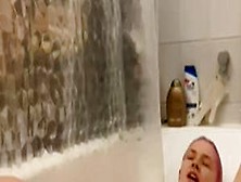 Busty Austrian Fucks Herself In Shower