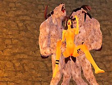 Double Anal Furry Monsters - Meeting In An Ancient Cave
