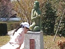 Crazy Japanese Bronze Statue Moves